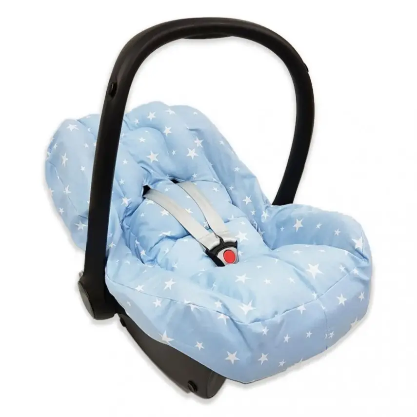 Sevi Bebe Bel Destekli Ana Kucağı Örtüsü Mavi Yıldız - 1