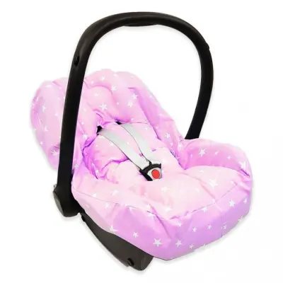 Sevi Bebe Bel Destekli Ana Kucağı Örtüsü Pembe Yıldız 
