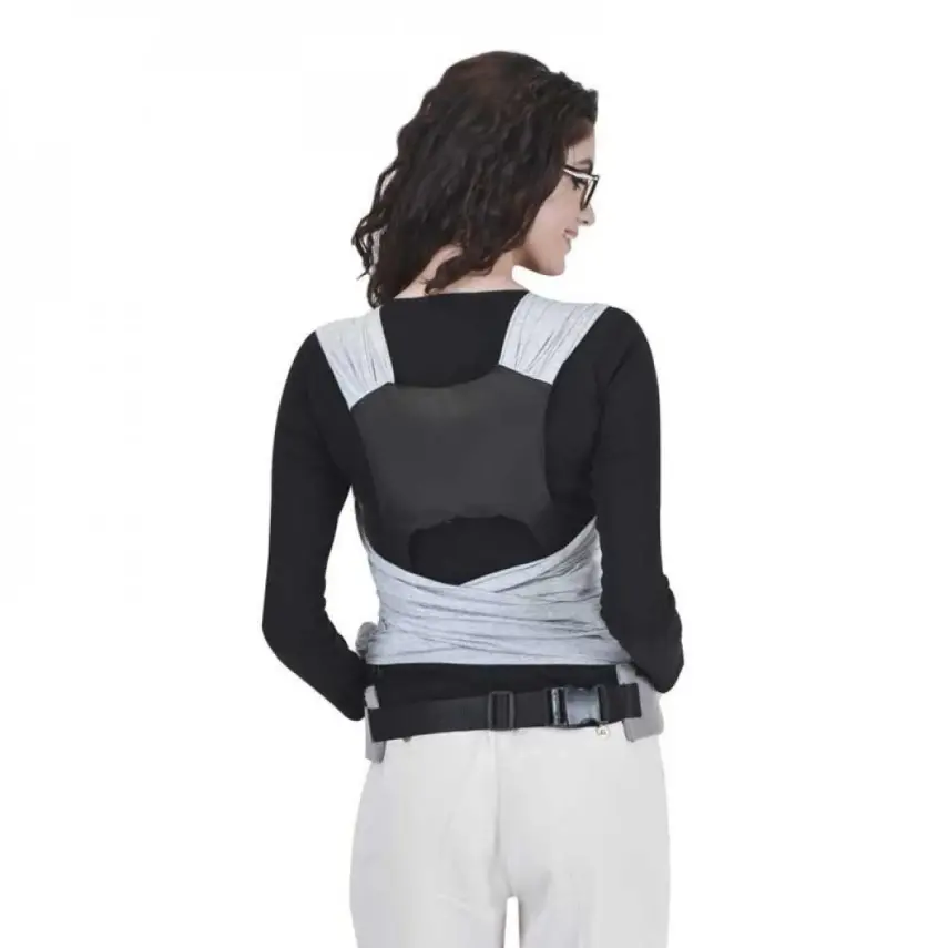 Sevi Bebe Bel Destekli Giymeli Sling Gri - 2