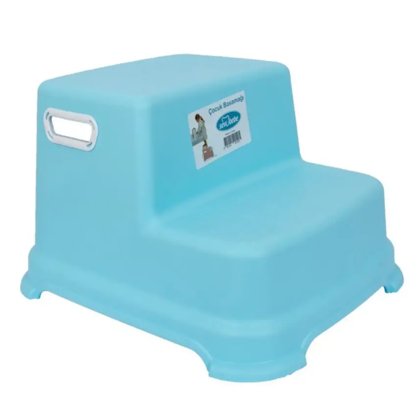 Sevi Bebe Çift Katlı Çocuk Basamağı Turkuaz - 1