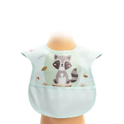 Sevi Bebe Cırtlı Muşamba Önlük Rakun - 5