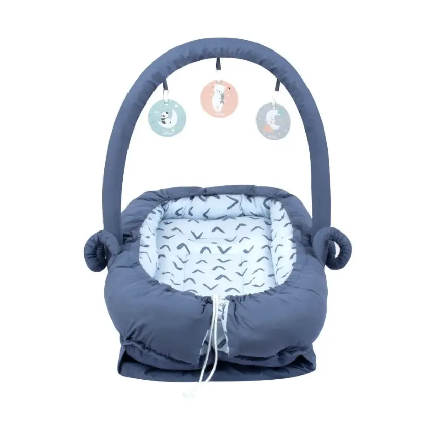 Sevi Bebe Çok Fonksiyonlu Anne Yanı Reflü Yatağı Çentik Desenli - 10