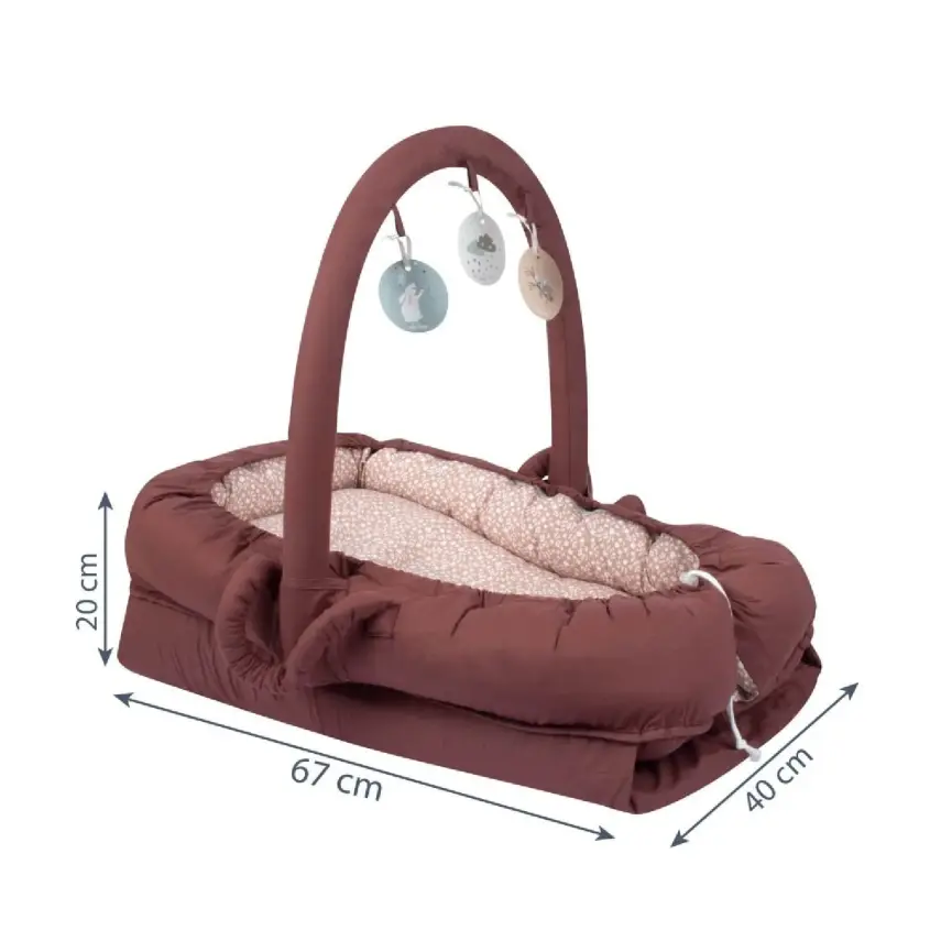 Sevi Bebe Çok Fonksiyonlu Anne Yanı Reflü Yatağı Çıtır Çiçek Desenli - 9