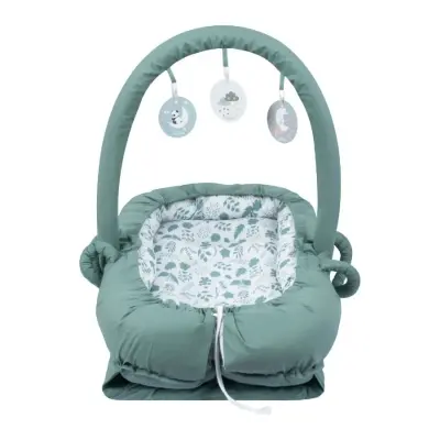 Sevi Bebe Çok Fonksiyonlu Anne Yanı Reflü Yatağı Yaprak Desenli - 7