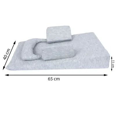 Sevi Bebe Çok Fonksiyonlu Yatış Yastığı Gri - 3