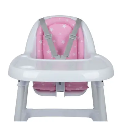 Sevi Bebe Eko Mama Sandalyesi Minderi Pembe Yıldız - 2