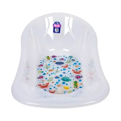 Sevi Bebe Giderli Bebek Banyo Küveti Desenli Şeffaf (Yeni) - 4