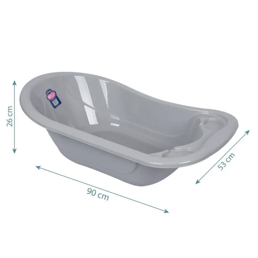Sevi Bebe Giderli Bebek Banyo Küveti Gri - 2