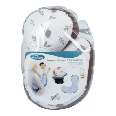 Sevi Bebe Hamile Destek ve Emzirme Minderi Kuş Desenli - 5