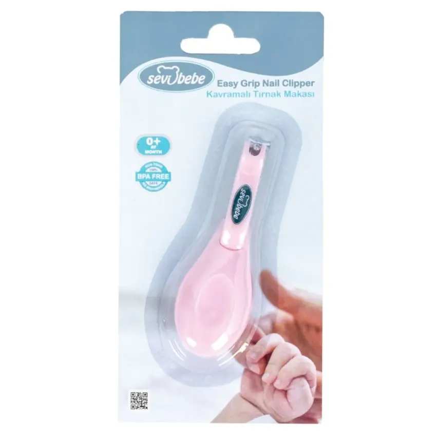 Sevi Bebe Kavramalı Tırnak Makası Pembe - 3