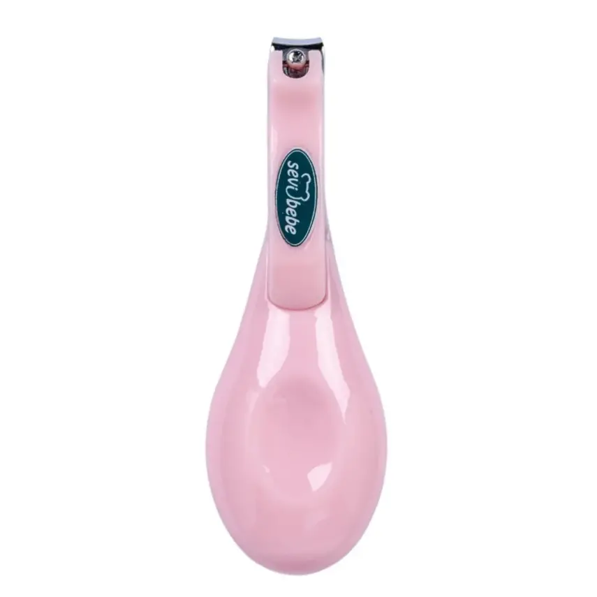Sevi Bebe Kavramalı Tırnak Makası Pembe - 1