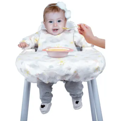 Sevi Bebe Kollu Mama Sandalyesi Önlüğü 5li - 3