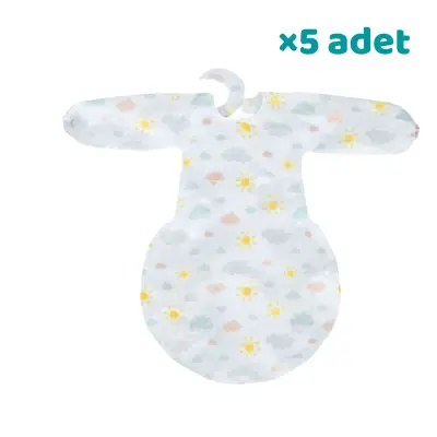 Sevi Bebe Kollu Mama Sandalyesi Önlüğü 5li - 4