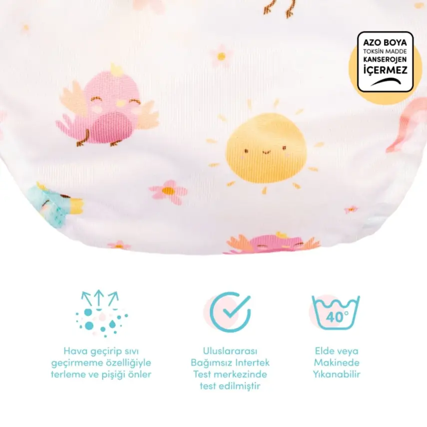 Sevi Bebe Lüks Alıştırma Külodu Sevimli Kuşlar - 2