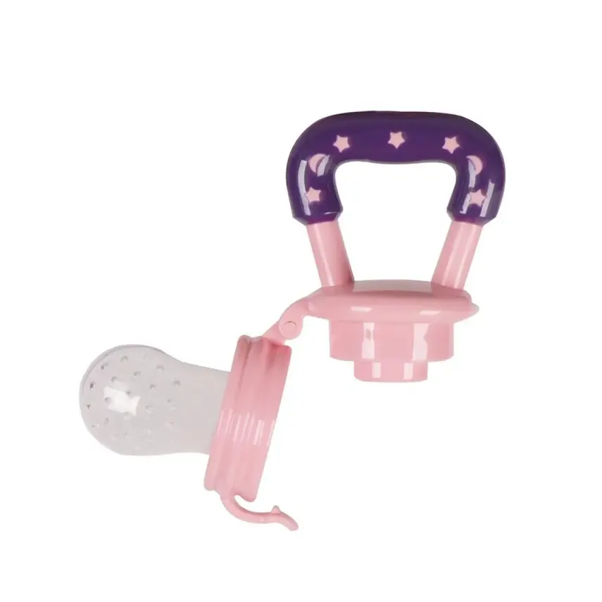 Sevi Bebe Silikon Meyve Emziği ve Diş Kaşıyıcı Pembe - 3