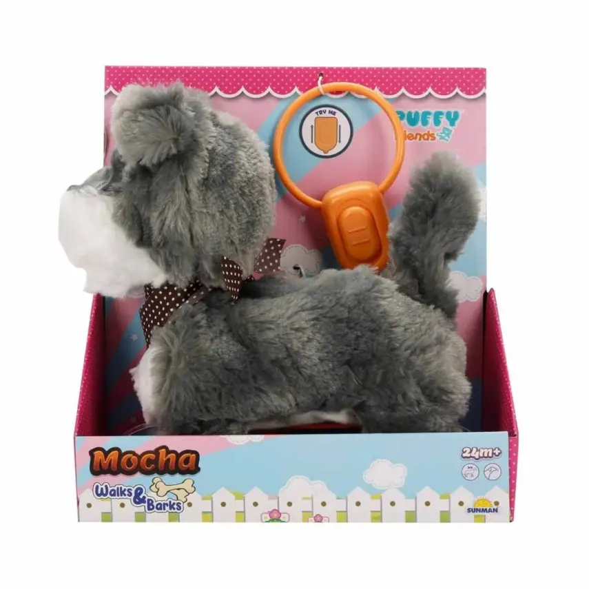 Sevimli Peluş Köpek Mocha - 5