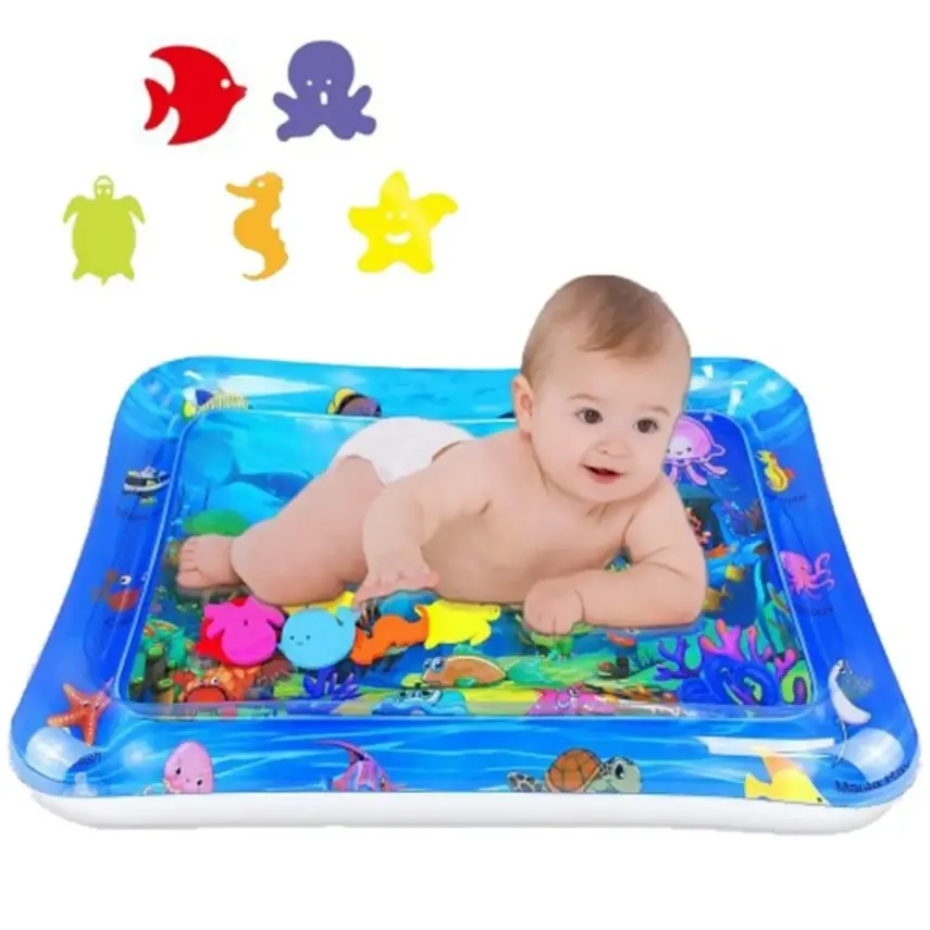 Şişirilebilen Su Aktivite Ve Oyun Matı Mavi - 1