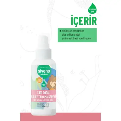 Siveno %100 Doğal Bebek Kolay Tarama Spreyi 100ml - 5
