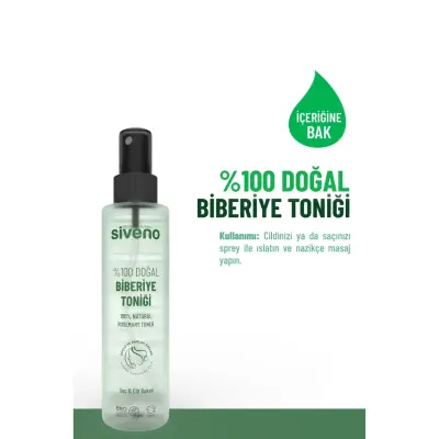 Siveno %100 Doğal Biberiye Toniği 150 ml - 12