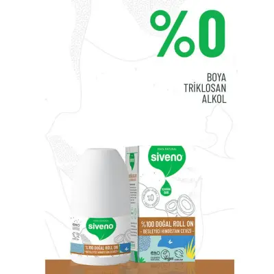 Siveno %100 Doğal Roll-On Besleyici Hindistan Cevizi 50 ml  - 11