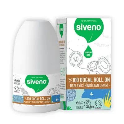 Siveno %100 Doğal Roll-On Besleyici Hindistan Cevizi 50 ml  - 2