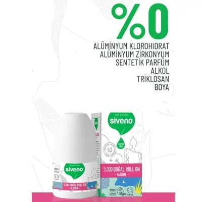 Siveno %100 Doğal Roll-On Kadınlar İçin 50 ml  - 3
