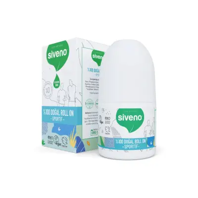 Siveno %100 Doğal Roll-On Sportive 50 ml  - 1