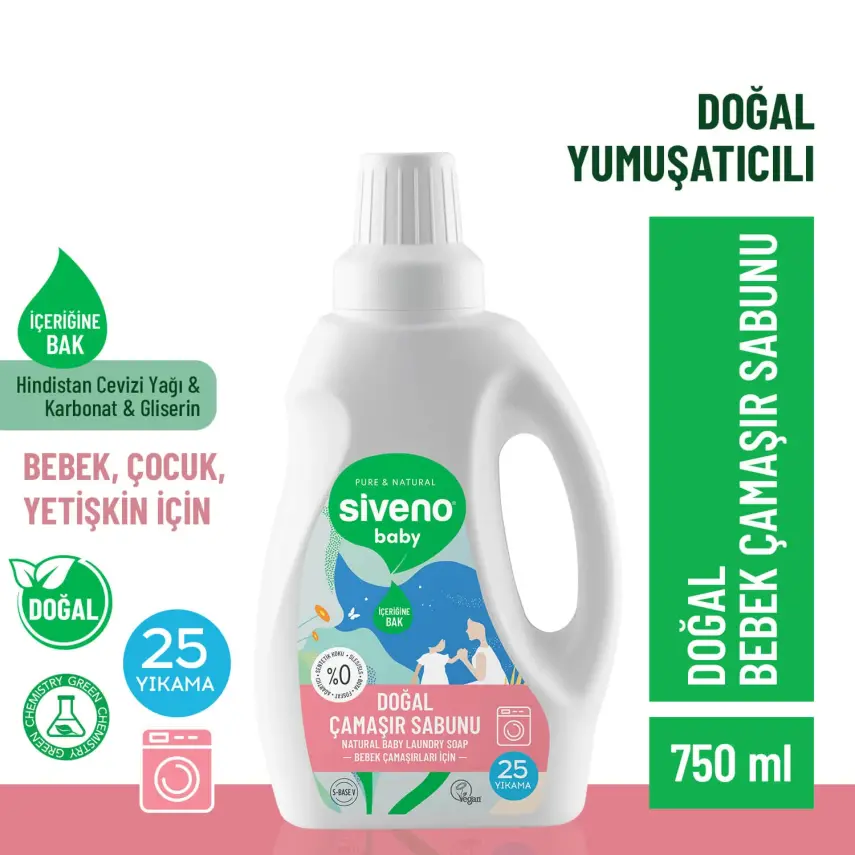 Siveno Baby Doğal Çamaşır Sabunu 750 ml - 10