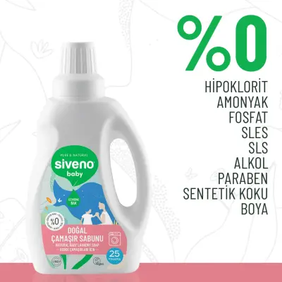 Siveno Baby Doğal Çamaşır Sabunu 750 ml - 4