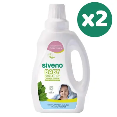 Siveno Baby Doğal Çamaşır Sabunu 750 ml x2 - 2