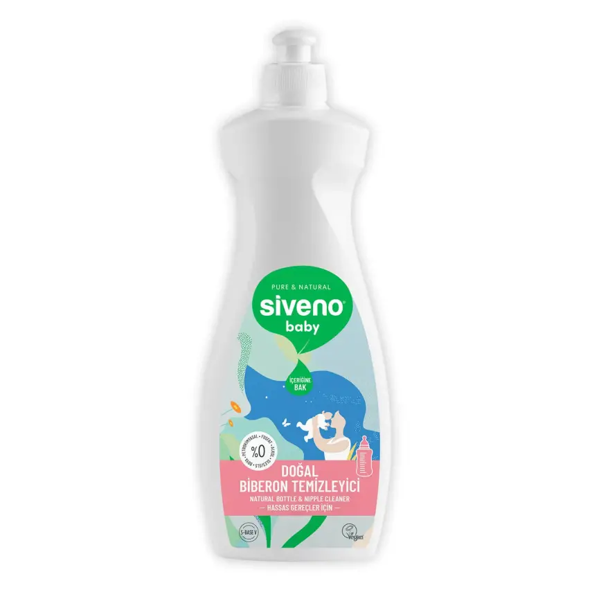 Siveno Doğal Biberon ve Emzik Temizleyici 500 ml - 2
