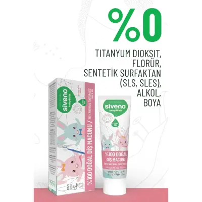 Siveno Doğal Diş Macunu Baby&Kids 50ml  - 4