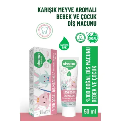 Siveno Doğal Diş Macunu Baby&Kids 50ml  - 5