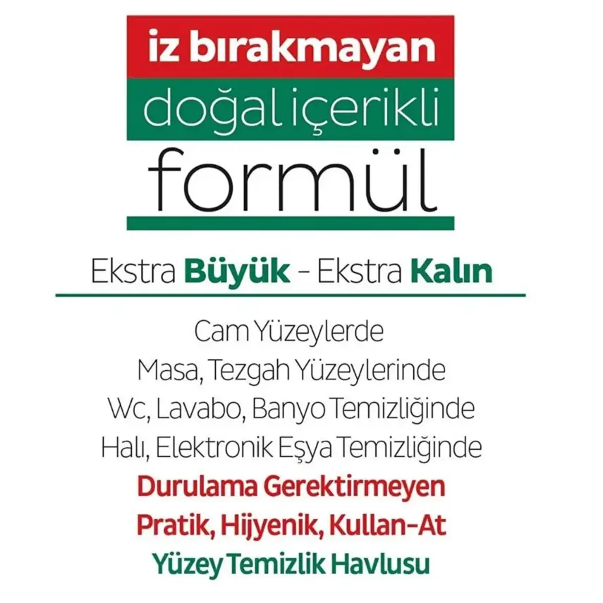 Sleepy Easy Clean Yüzey Temizlik Havlusu 100 Yaprak - 2