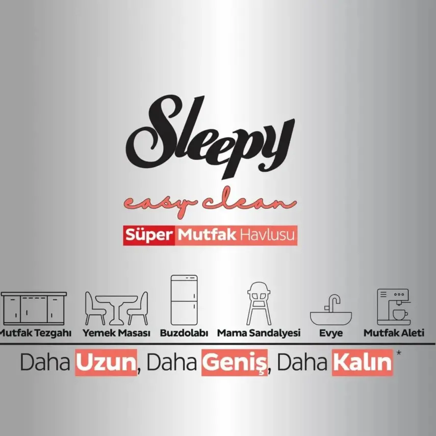 Sleepy Mutfak Havlusu Portakal 50li - 4