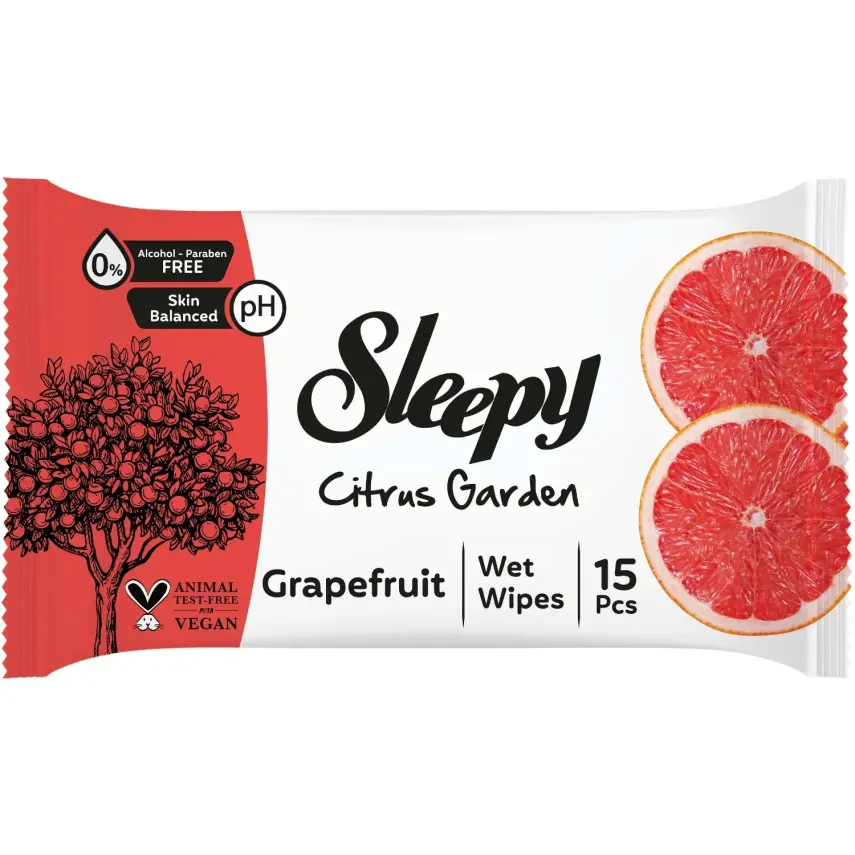 Sleepy Naranciye Bahçesi Cep Mendili 3x15 - 2