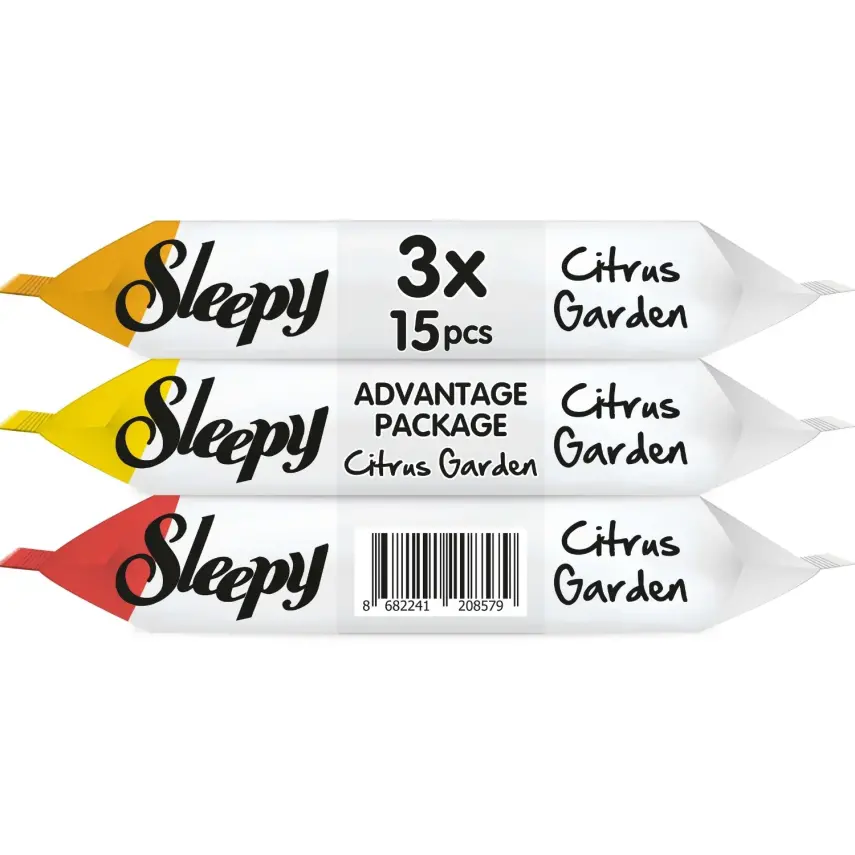 Sleepy Naranciye Bahçesi Cep Mendili 3x15 - 7