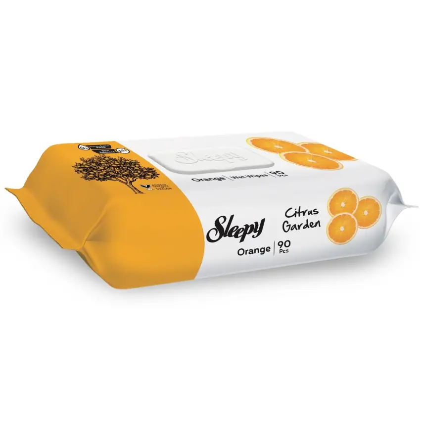 Sleepy Naranciye Bahçesi Cep Mendili 3x15 - 5