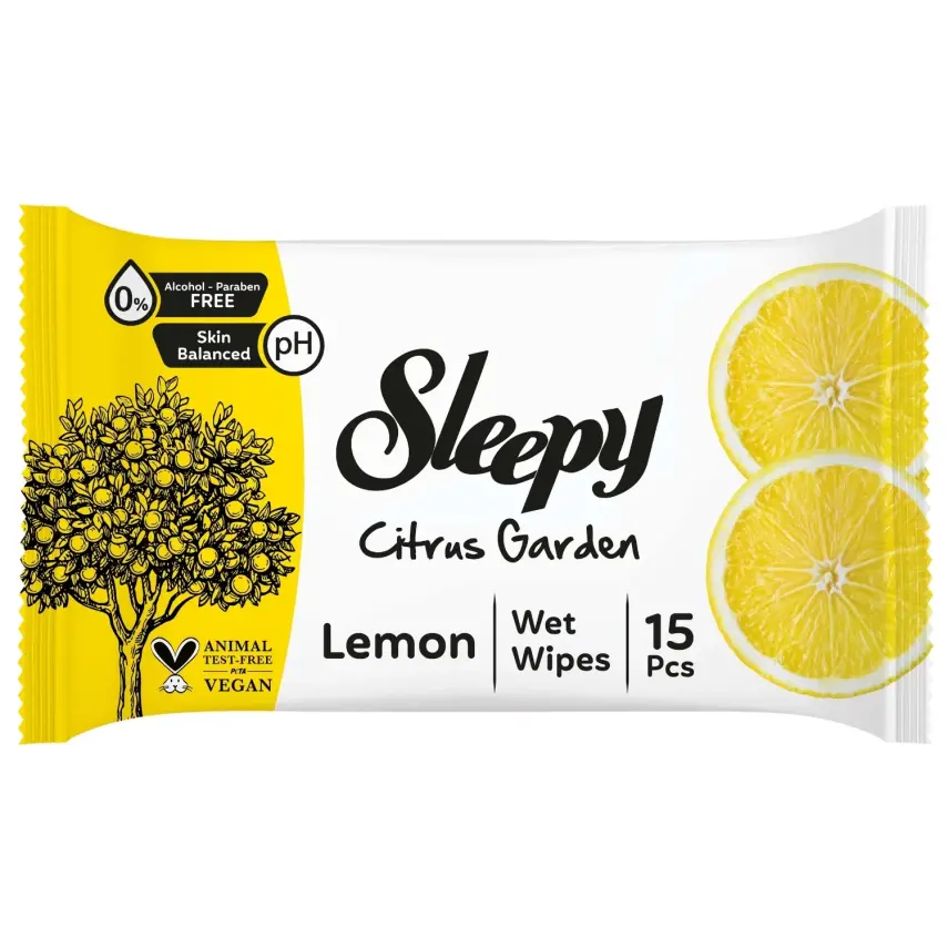 Sleepy Naranciye Bahçesi Cep Mendili 3x15 - 3