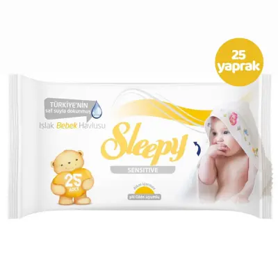 Sleepy Sensitive Islak Mendil 25li - 3