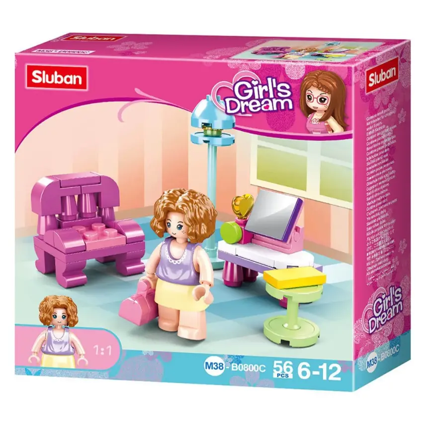 Sluban Girls Dream Salon 56 Parça - 2