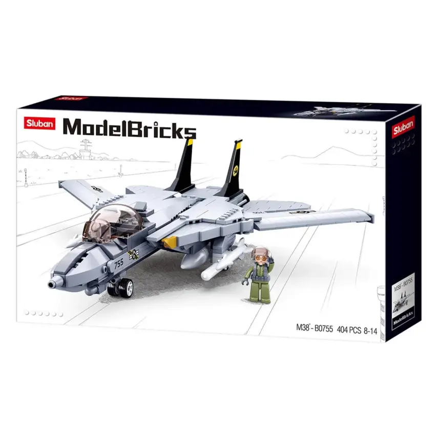Sluban Model Bricks F14 Uçak 404 Parça - 4