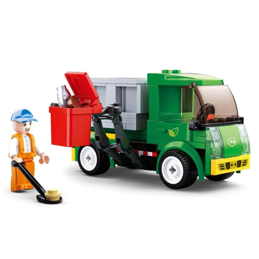 Sluban Town Çöp Kamyonu 118 Parça - 1