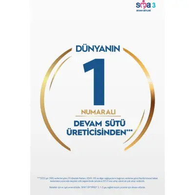 Sma OptiPro Probiyotik 3 Devam Sütü 1200 gr 1-3 Yaş - 7