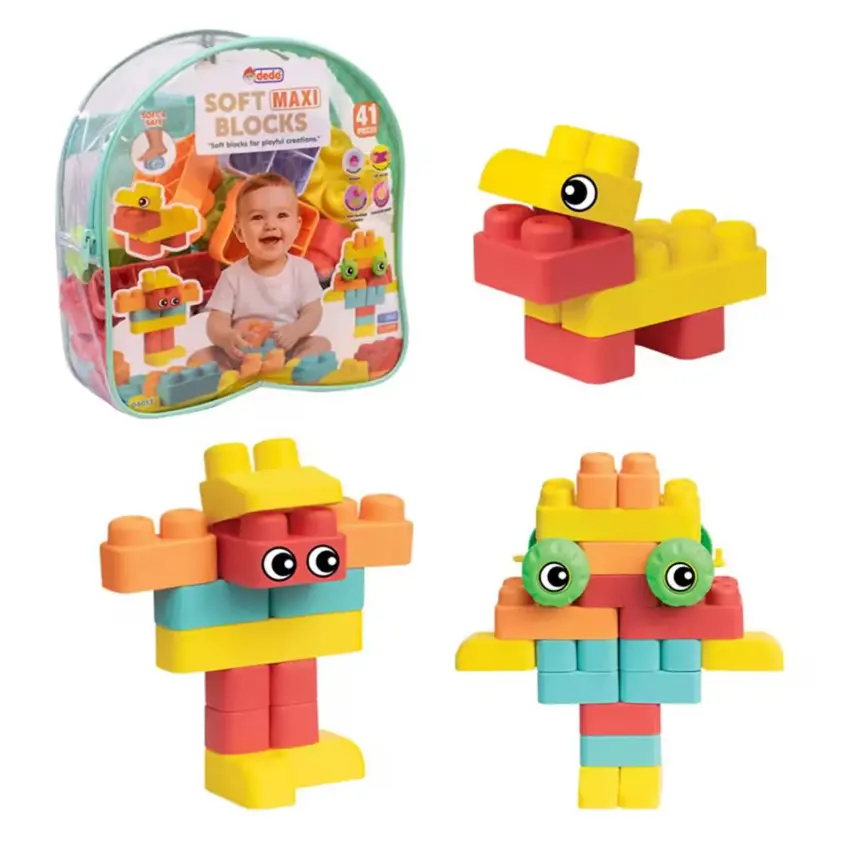 Soft Maxi Bloklar 41 Parça Çanta - 1