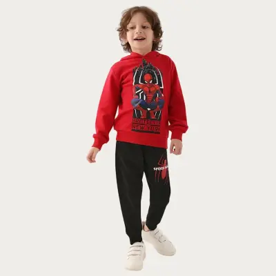 Spider-Man Erkek Eşofman Takımı Kırmızı 