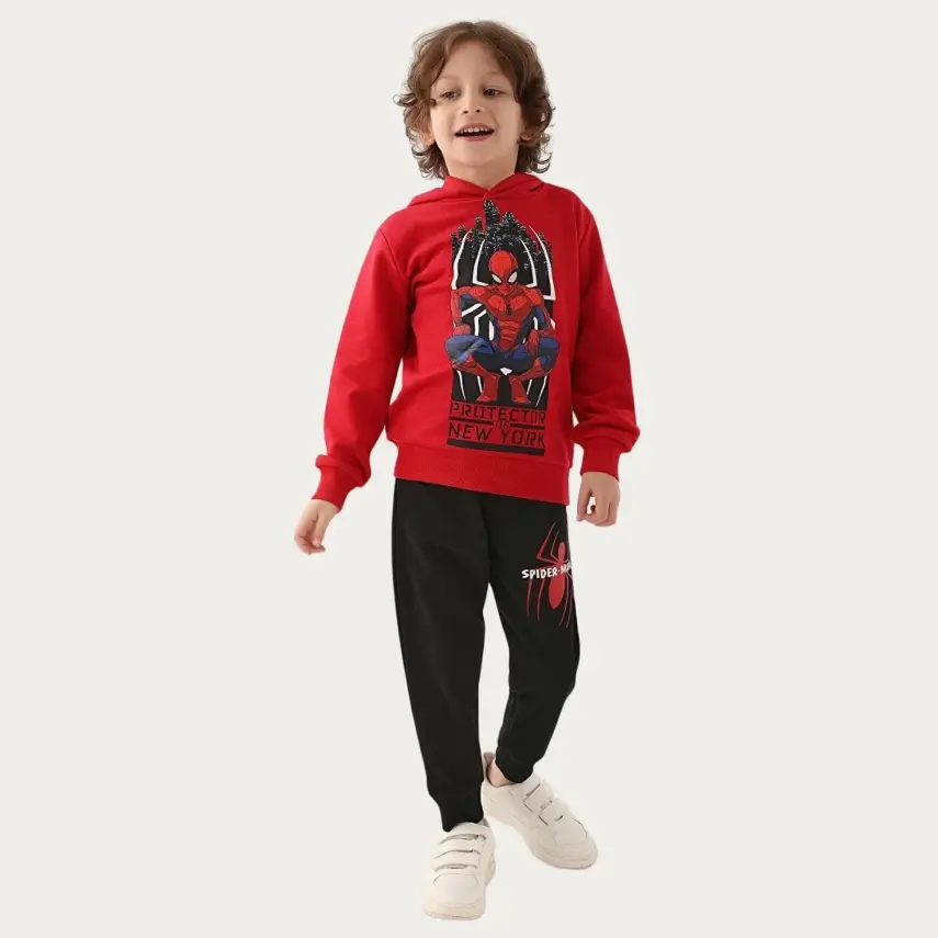 Spider-Man Erkek Eşofman Takımı Kırmızı - 1
