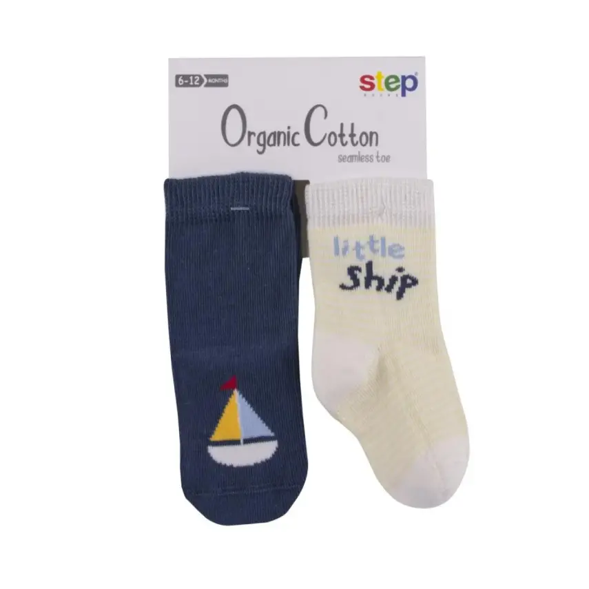 Step Çorap Soket 2li Little Ship - 1