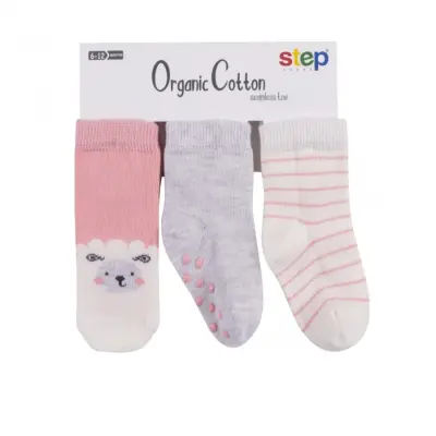 Step Çorap Soket 3lü Altıbaskılı Sheep