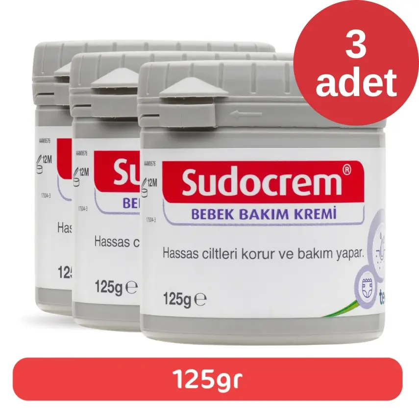 Sudocrem Bebek Bakım Kremi 125 gr x3 - 3
